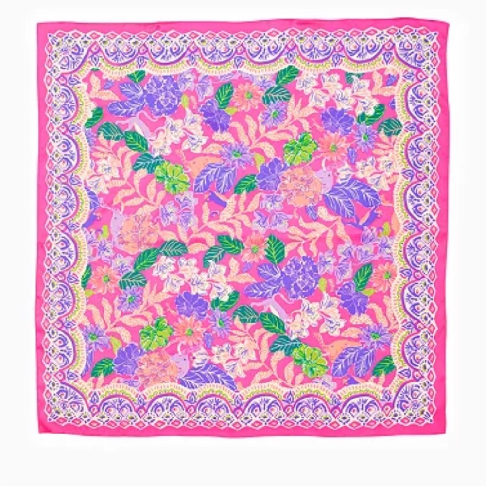 Lilly Pulitzer silk scarf
